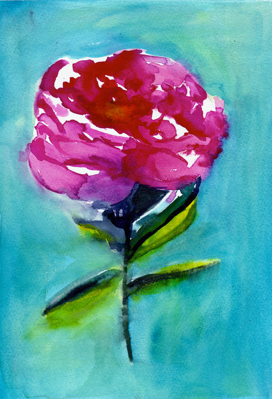 Peony Art Print