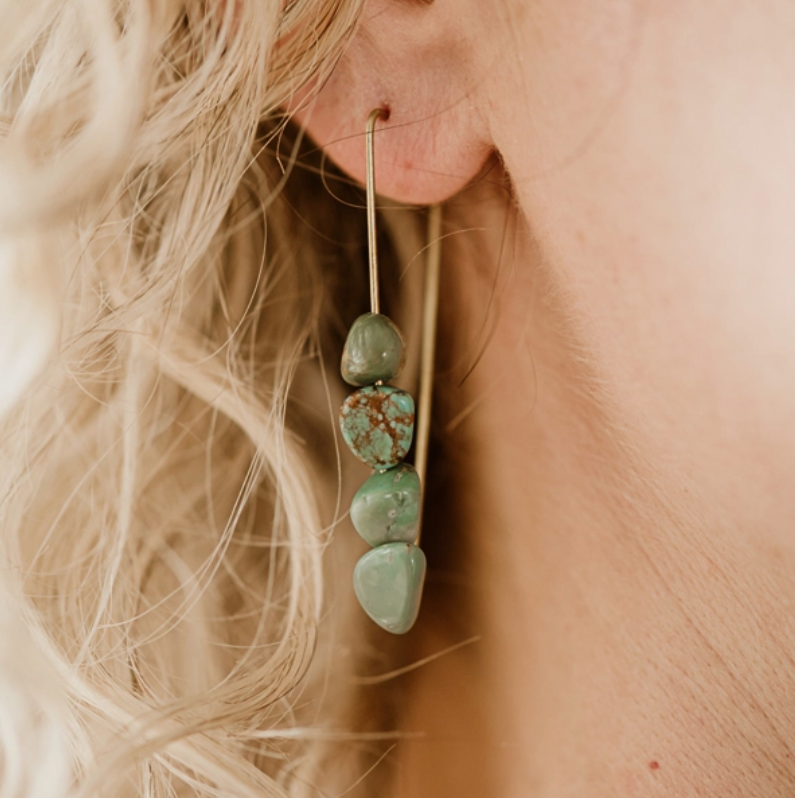 Turquoise River Earrings