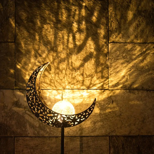 Solar-Powered Garden Moon Light